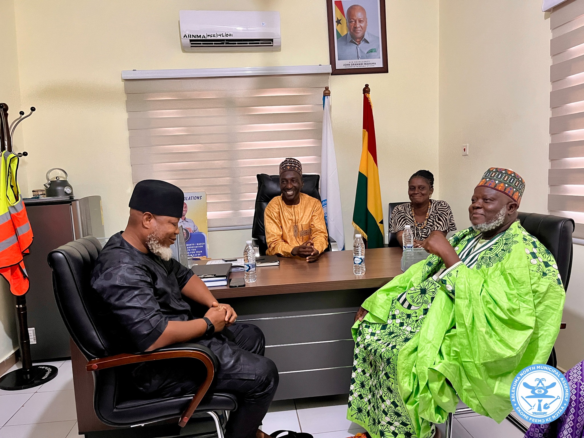 DARKUMAN ZONGO CHIEF AND ELDERS PAY COURTESY CALL ON ABLEKUMA NORTH MCE, HON. ADAMU MUSAH KALAMU